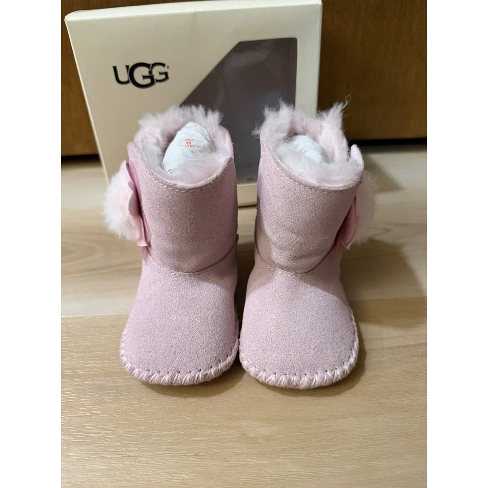 Ugg Cassie Flower Cactus Boot Pink Infant 6-12 Months Small With Box